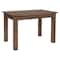 Flash Furniture Rectangle Farm Table, Rustic, Rectangular, 46" x 30", 30" W, 46" L, 30" H, Wood, Wood Grain XA-F-46X30-GG - alternate 1