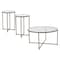 Flash Furniture Round Greenwich Glass Table Set, 3PCS, Glass, Clear NAN-CEK-10-GG - alternate 1