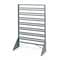 Akro-Mils Steel Bin Rail Floor Rack, 36 in D x 54 in H x 14 in W, Gray 30008 - alternate 1