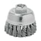 Weiler Knot Wire Cup Wire Brush, Threaded Arbor 94084 - alternate 2