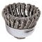 Weiler Knot Wire Cup Wire Brush, Threaded Arbor 94084 - alternate 1