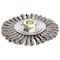 Weiler Twist Wire Wheel Wire Brush, Threaded Arbor 94263 - alternate 1