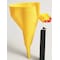 Justrite Safety Can Funnel, Polypropylene, 1 gal., Yellow 11202Y - alternate 3
