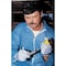Showa 7005, Disposable Gloves, 4 mil Palm, Nitrile, Powdered, L (9), 100 PK, Blue 7005L - alternate 8