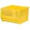 Akro-Mils Storage Bin, Plastic, Yellow, 12 in H, 18 3/8 in W, 20 in L 30283YELLO - alternate 2