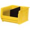 Akro-Mils Storage Bin, Plastic, Yellow, 12 in H, 18 3/8 in W, 20 in L 30283YELLO - alternate 5