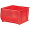 Akro-Mils Storage Bin, Plastic, Red, 12 in H, 18 3/8 in W, 20 in L 30283RED - alternate 3