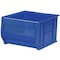 Akro-Mils Storage Bin, Plastic, Blue, 12 in H, 18 3/8 in W, 20 in L 30283BLUE - alternate 2