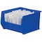 Akro-Mils Storage Bin, Plastic, Blue, 12 in H, 18 3/8 in W, 20 in L 30283BLUE - alternate 4