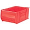 Akro-Mils Storage Bin, Plastic, Red, 12 in H, 18 3/8 in W, 29 1/4 in L 30290RED - alternate 3