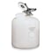 Justrite Liquid Disposal Safety Can, Polyethylene, 2 gal, Wide-Mouth, White, for Corrosives/Acids 12762 - alternate 1