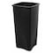 Rubbermaid Commercial Untouchable(R) 23 gal Square Heavy Duty Plastic Can, Black, None, Plastic, 15 1/2 in FG356988BLA - alternate 6