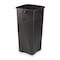 Rubbermaid Commercial Untouchable(R) 23 gal Square Heavy Duty Plastic Can, Black, None, Plastic, 15 1/2 in FG356988BLA - alternate 1