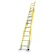 Werner 28 ft Fiberglass Extension Ladder, 375 lb Load Capacity D7128-2LV - alternate 1