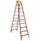 Werner 10 ft Fiberglass Twin Stepladder, 300 lb Capacity T6210 - alternate 1
