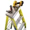 Werner 6 ft Fiberglass Stepladder, 375 lb Capacity 7306 - alternate 8