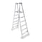 Werner 8 ft Aluminum Twin Platform Stepladder, 300 lb Capacity PT376 - alternate 1