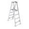 Werner 6 ft Aluminum Twin Platform Stepladder, 300 lb Capacity PT374 - alternate 1
