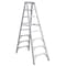 Werner 8 ft Aluminum Twin Stepladder, 300 lb Capacity T378 - alternate 1