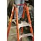 Werner 12 ft Fiberglass Platform Stepladder, 300 lb Capacity P6210 - alternate 7