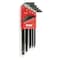 Eklind 13-Piece Hex Key Set, Ball-Hex-L Shape, SAE Fractional Inch 13213 - alternate 2