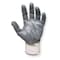 Condor Coated Gloves, Nitrile, Smooth, Palm, 4 Abrasion Level, White/Gray, M (8) 1 PR 3BA55 - alternate 2