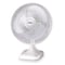 Air King 16" Blade Dia Table & Floor Fan, Oscillating, 3 Speeds, 120VAC, White, Tilting Head 9106 - alternate 1