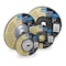 Norton Abrasives Depressed Center Grinding Wheel, Type 27, 9 in Dia, 0.25 in Thick, 5/8"-11 Arbor Hole Size, Ceramic 66253021634 - alternate 2
