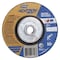 Norton Abrasives Depressed Center Grinding Wheel, Type 27, 5 in Dia, 0.25 in Thick, 5/8"-11 Arbor Hole Size, Ceramic 66252843332 - alternate 1