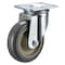 Zoro Select Swivel Plate Caster, Polyurethane, 3-1/2in, 250lb P12S-UP035K-12 - alternate 1