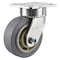 Zoro Select Swivel Plate Caster, Ball, Steel P24S-PRP040K-14 - alternate 1