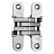 Soss Concealed Hinge, Zamac/Steel, Full Mortise Mounting, 3/4 in Leaf W x 3 3/4 in Leaf H, Satin Chrome 212US26D - alternate 1