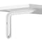 John Sterling Heavy Duty Shelf Bracket, White, 125 Lb RP-0099-8WT - alternate 2