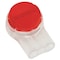 3M Insulation-Displacement Wire Connector, 19 AWG Max, 3 Port, Red, Polypropylene Insulation, 600 V 80611327596 - alternate 1
