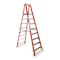 Werner 10 ft Fiberglass Platform Stepladder, 300 lb Capacity P6208 - alternate 1