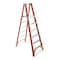 Werner 8 ft Fiberglass Platform Stepladder, 300 lb Capacity P6206 - alternate 1