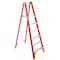 Werner 6 ft Fiberglass Platform Stepladder, 300 lb Capacity P6204 - alternate 7
