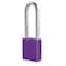 American Lock Lockout Padlock, Keyed Different, Aluminum, Purple, 3 in Shackle Height, 1 1/2 in Body Width A1107PRP - alternate 1