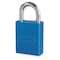 American Lock Anodized Aluminum Safety Padlock, Keyed Different, 1-1/2 in Wide with 1 in Tall Shackle, Blue A1105BLU - alternate 1
