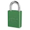 American Lock Anodized Aluminum Safety Padlock, Keyed Different, 1-1/2 in Wide with 1 in Tall Shackle, Green A1105GRN - alternate 1
