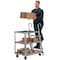 Zoro Select Aluminum Stock Picking Ladder Cart 1000 lb. Capacity, 40"L x 21-7/8"W x 50-3/16"H SPA3-2236 - alternate 3