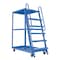 Zoro Select Steel Stock Picking Ladder Cart 1000 lb. Capacity, 56-1/8"L x 27-7/8"W x 73-1/16"H SPS-HF-2852 - alternate 1