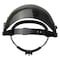 Condor Ratchet Face Shield Assembly, Clear Visor, 8" Height, Ratchet Suspension, Uncoated Lens, Black 4EZC4 - alternate 2