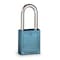Master Lock Zenex Thermoplastic Safety Padlock, 1-1/2 in Wide with 1-1/2 in Tall Shackle, Teal 410TEAL - alternate 2
