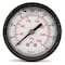 Zoro Select Pressure Gauge, Commercial, 0 to 30 psi, 2 in Dial, Acrylic Lens, 1/4 in MNPT, Plastic, Black 4FMC4 - alternate 1