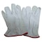 Condor Electrical-Insulating Glove Protectors, Goatskin, 10" Length, White, Size 9 3RMZ9 - alternate 1