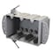 Cantex Electrical Box, 74 cu in, Switch Box Type, 3 Gangs, PVC, Rectangular Shape EZ74TNR - alternate 1