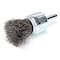 Weiler Crimped Wire End Wire Brush, Steel, 3/4" 90187 - alternate 1