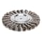 Weiler Twist Wire Wheel Wire Brush, Arbor, 6" 93392 - alternate 1