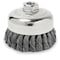 Weiler Cup Wire Brush, Threaded Arbor, 3-1/2" 97427 - alternate 2
